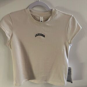 NWT Lululemon Baby Tee - Size M